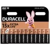 Duracell Basic AA šarminės baterijos, 12 vnt. rinkinys