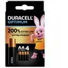 Duracell Optimum AA ilgai veikiančios šarminės baterijos 4 vnt.