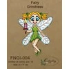 Embroidery Craft Siuvinėjimo rinkinys su karoliukais „Fėja su suknele“ rankdarbiams