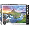 Eurographics 1000 detalių dėlionė „Kirkjufell kalnas, Islandija“ 49×67 cm