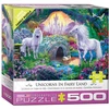 Eurographics 500 dalių vienaragių dėlionė „Fėjų šalis“ vaikams nuo 8 m. 67x49 cm