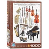 Eurographics Edukacinė dėlionė „Orkestro instrumentai“ – 1000 detalių, 67×49 cm