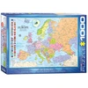 Eurographics Europos žemėlapio dėlionė 1000 detalių – 50x70 cm, iš perdirbto popieriaus