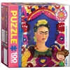 Eurographics Frida Kahlo portreto dėlionė su paukščiais 100 detalių vaikams 5+