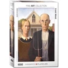 Eurographics Grant Wood „Amerikos gotika“ 1000 detalių dėlionė – premium kokybė nuo 8 m.