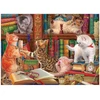 Eurographics Kačiukai bibliotekoje – 1000 detalių dėlionė suaugusiems, vidutinė, 67×49 cm