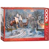 Eurographics „Kalėdų namas“ dėlionė 1000 detalių, 50×70 cm
