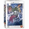 Eurographics Marc Chagall „Mėlynasis smuikininkas“ 1000 dalių dėlionė 50x70 cm