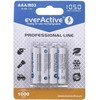 EverActive Pro AAA įkraunamos baterijos 1050mAh, 4 vnt. R3 Ni-MH