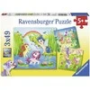 Fairyland Ponies 3X49 Puzzle - RAVENSBURGER dėlionė