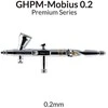 Gaahleri Premium GHPM-Mobius 0.2 mm profesionalus aerografas