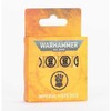Games Workshop Warhammer 40,000 Imperial Fists kauliukai, 16 vnt., perlamutriniai geltoni 16 mm