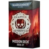 Games Workshop Warhammer 40,000 misijų kortų kaladė 2026–27 su žymekliais (EN)