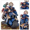 Games Workshop Warhammer 40,000 Space Marines kapitonas ant motociklo 48-113