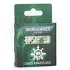 Games Workshop Warhammer 40k Chaos Knights stalo žaidimų kauliukai, 16 vnt, 16 mm