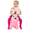 Gerard Toys Rožinis zuikis šokliukas vaikams 12+ mėn. su pompa, neslystantis, iki 100 kg