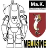 Hasegawa Maschinen Krieger Melusine Waldgeist 1/35 surenkamas plastikinis modelis