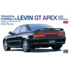 Hasegawa Toyota Corolla Levin GT Apex Super Strut 1/24 surinkimo modelis