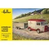 Heller Citroën HY su krovinine priekaba 1:24 surenkamas modelis