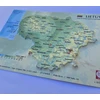 Hobilt 3D reljefinis atvirukas „Lietuva“ – iškilus žemėlapis, suvenyras 17x12 cm