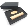 Hobilt Verslo dovanų rinkinys: medinis USB 16 GB + išorinė baterija 2600 mAh dėžutėje