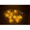 Hobilt LED girlianda su auksinėmis žvaigždutėmis 185 cm, su laikmačiu