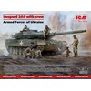 ICM Leopard 2A6 tankas Ukrainos kariuomenės 1/35 surenkamas modelis