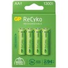 Įkraunamos AA baterijos GP ReCyko 1300mAh, 4 vnt.