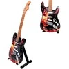 Indominiguitars Raudonmedžio mini gitara – Jimo Morrisono (The Doors) įkvėpta, su stovu