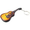 Indominiguitars The Beatles stiliaus mahagoninis klasikinės gitaros raktų pakabukas dovanai