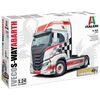 Italeri Iveco S-Way Abarth sunkvežimio modelis 1:24 su lipdukais