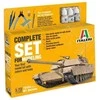Italeri M1 Abrams tanko 1/72 dovanų rinkinys su dažais ir klijais (72004)