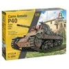 Italeri P.40 itališkas tankas 1/35 plastikinis surenkamas modelis