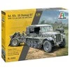 Italeri Sd.Kfz.10 Demag D7 su 7,5 cm leIG 18, įgula, 1/35 plastikinis modelis