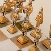 Italfama GULIVERIO KELIONĖS II: ypač prabangūs šachmatai iš Bronzos dengti tikru 24K auksu