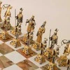 Italfama VIKINGAI: ypač prabangūs šachmatai iš Bronzos dengti tikru 24K auksu