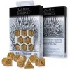 Sostų karai Baratheon kauliukų rinkinys – Q-Workshop, 8 vnt., RPG