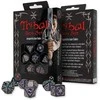 Tribal stalo RPG kauliukų rinkinys 7 vnt., žalsvai mėlyna/smėlio – Q-Workshop