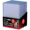 Ultra PRO 3x4 skaidrūs 75pt Toploader laikikliai kolekcinėms kortoms, 25 vnt