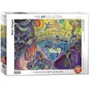 Marc Chagall „Cirko arklys“ dėlionė 1000 detalių, 50x70 cm, Eurographics