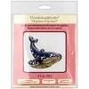 Medinis karoliukų siuvinėjimo rinkinys „Mėlynasis banginis“ – Wonderland Crafts