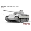 Meng Model Meng vokiečių tankas Panther Ausf. A Early 1/35 plastikinis modelis