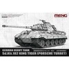 Meng Model Meng vokiškas sunkus tankas King Tiger Porsche, 1/72 plastikinis