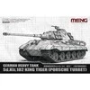 Meng Model Meng vokiškas sunkus tankas King Tiger Porsche, 1/72 plastikinis