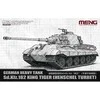 Meng Model Vokiečių sunkusis tankas King Tiger 1/72, plastikinis modelis