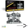 Metal Time Models Metal Time 3D elektrinis metalinis konstruktorius Karuselė MT042