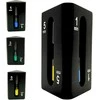 Mirtop 3-in-1 smėlio laikmatis 1–3–5 min, juodas MDF kubas, modernus interjerui