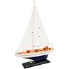Mirtop Medinis burlaivio modelis 42 cm – jūrinė interjero dekoracija, dovana