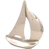 Mirtop Metalinė jachtos dekoracija 36 cm – sidabrinė, jūrinio stiliaus interjerui
