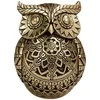 Mirtop Auksinė-juoda pelėdos statulėlė – elegantiška namų dekoracija – puiki dovana